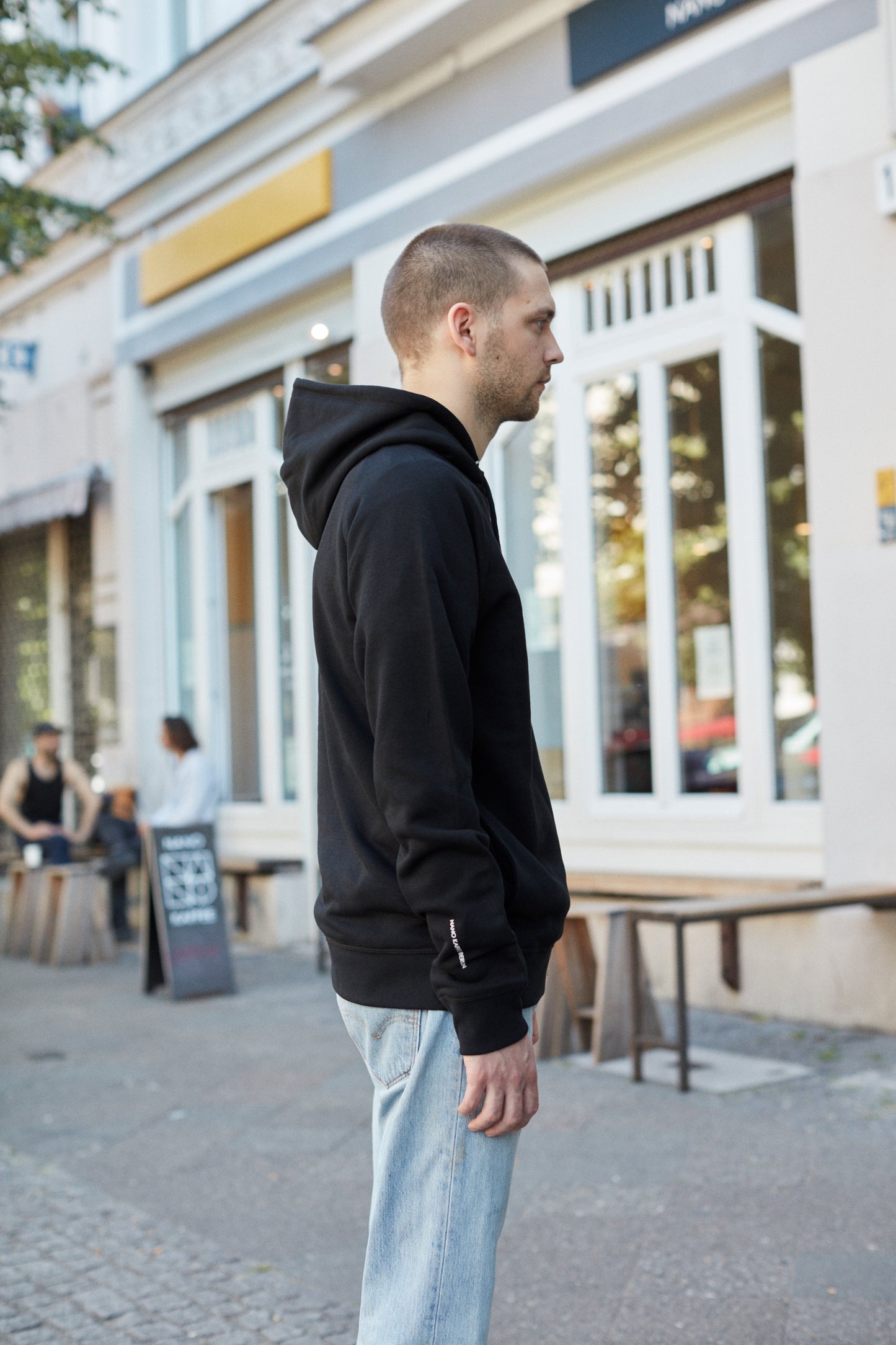 NANO Logo Hoody (black)